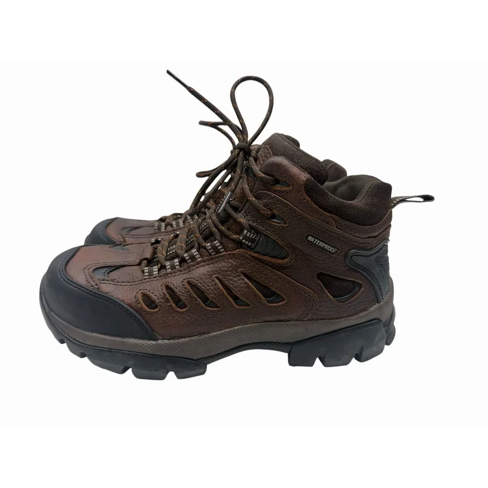 Nautilus N9546 Men's Size 10 EE Steel Toe Waterproof Work Hiking Boots Brown